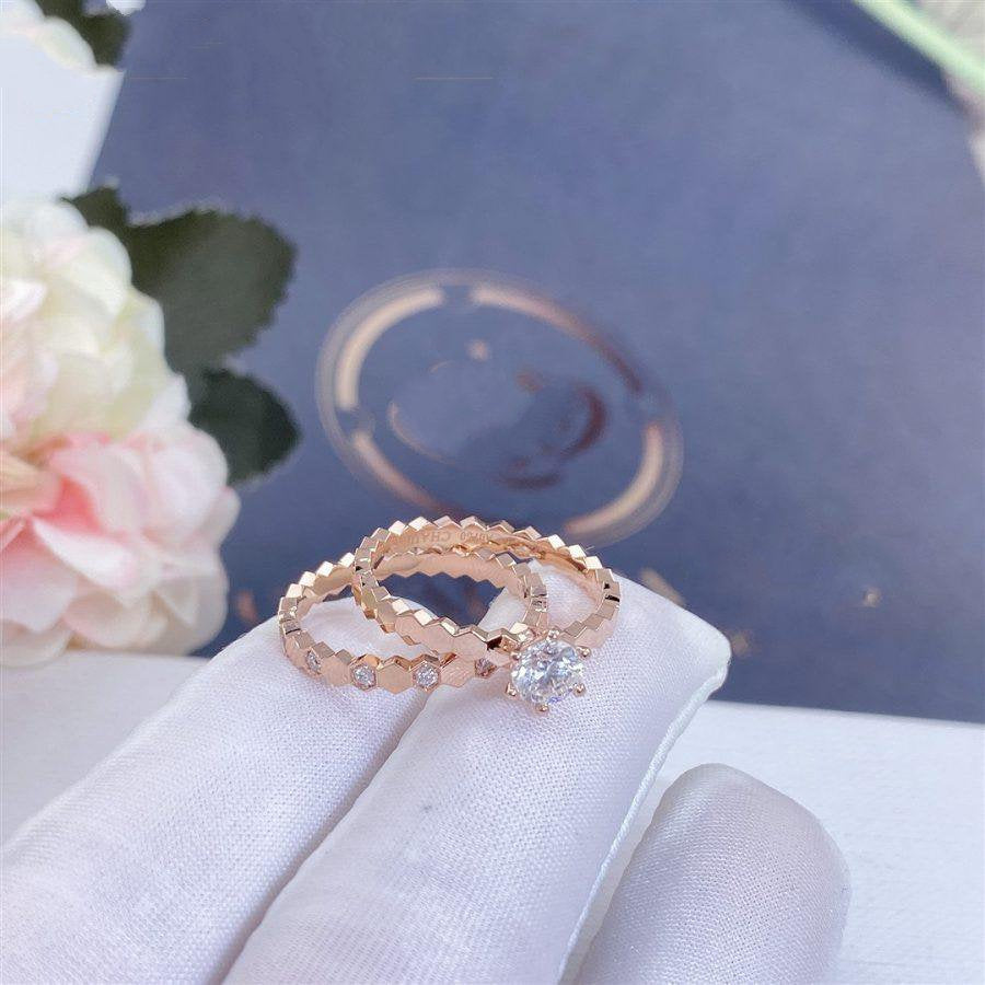 ¡®Sprite Jewelry¡¯BEE LOVE RING PINK GOLD 1 DIAMOND