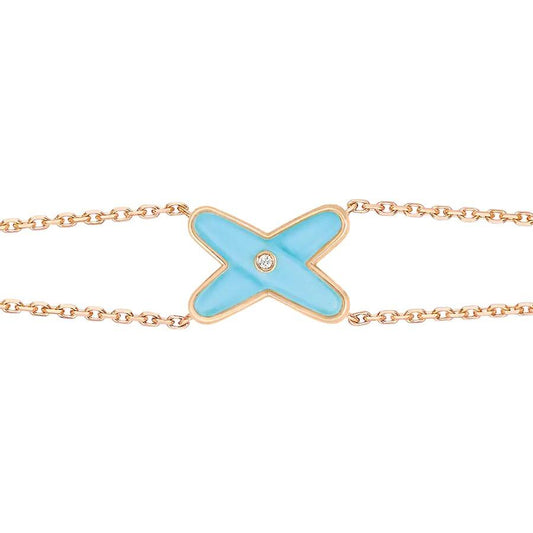 ¡®Sprite Jewelry¡¯JEUX BRACELET TURQUOISE PINK GOLD 1 DIAMOND