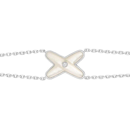 ¡®Sprite Jewelry¡¯JEUX BRACELET WHITE MOP SILVER 1 DIAMOND