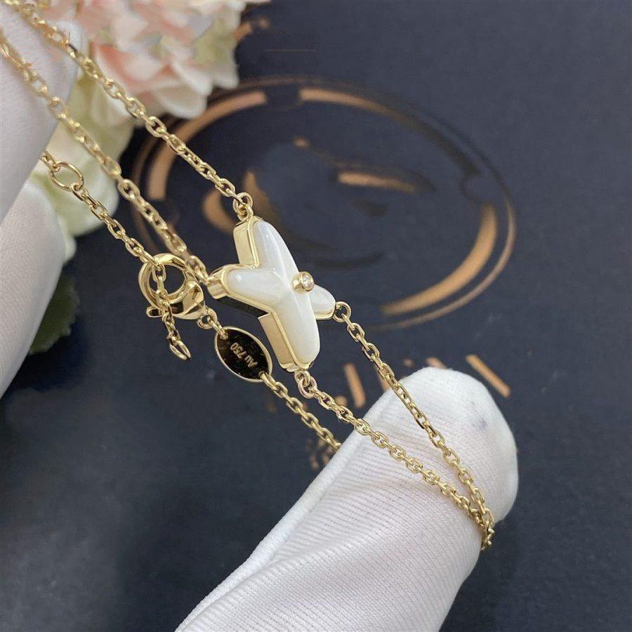 ¡®Sprite Jewelry¡¯JEUX BRACELET WHITE MOP GOLD 1 DIAMOND