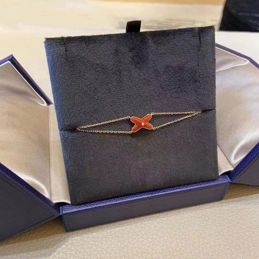 ¡®Sprite Jewelry¡¯JEUX BRACELET CARNELIAN PINK GOLD 1 DIAMOND