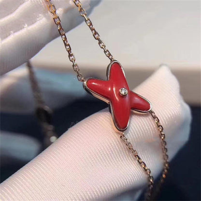 ¡®Sprite Jewelry¡¯JEUX BRACELET CARNELIAN PINK GOLD 1 DIAMOND