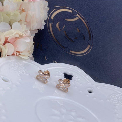 ¡®Sprite Jewelry¡¯JEUX DE PINK GOLD DIAMOND EARRINGS