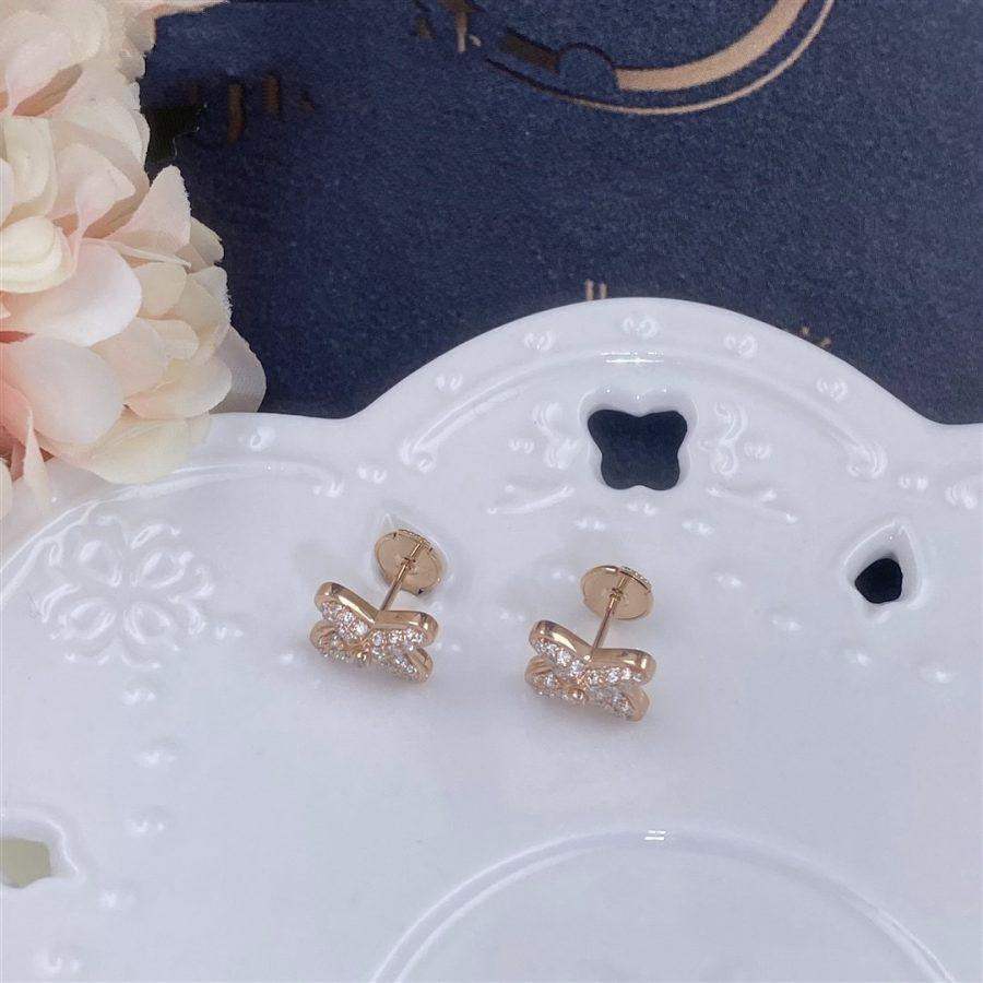 ¡®Sprite Jewelry¡¯JEUX DE PINK GOLD DIAMOND EARRINGS