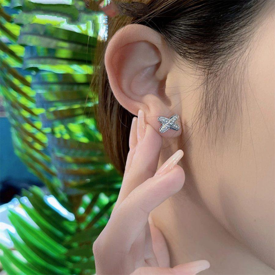 ¡®Sprite Jewelry¡¯JEUX DE SILVER DIAMOND EARRINGS