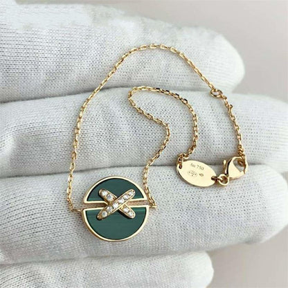 ¡®Sprite Jewelry¡¯JEUX DE BRACELET MALACHITE PINK GOLD DIAMONDS
