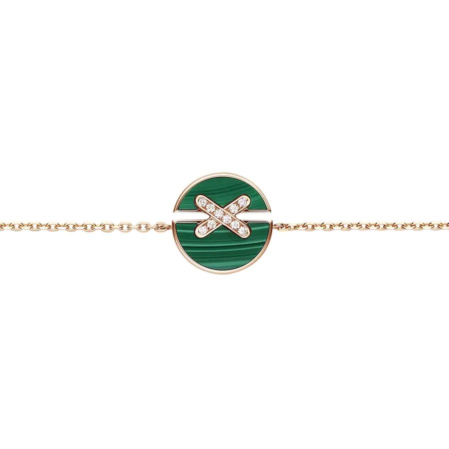 ¡®Sprite Jewelry¡¯JEUX DE BRACELET MALACHITE PINK GOLD DIAMONDS