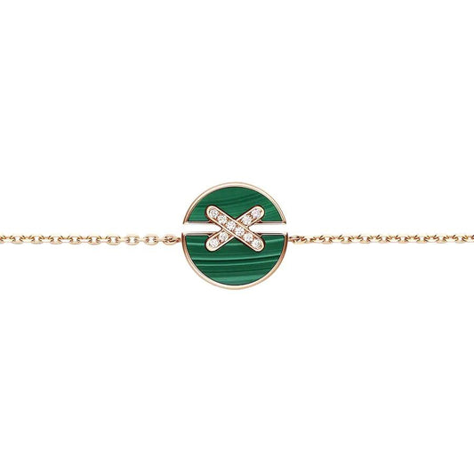 ¡®Sprite Jewelry¡¯JEUX DE BRACELET MALACHITE PINK GOLD DIAMONDS