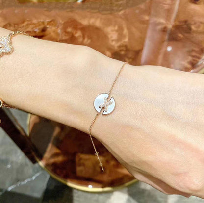 ¡®Sprite Jewelry¡¯JEUX DE BRACELET MOP PINK GOLD DIAMONDS