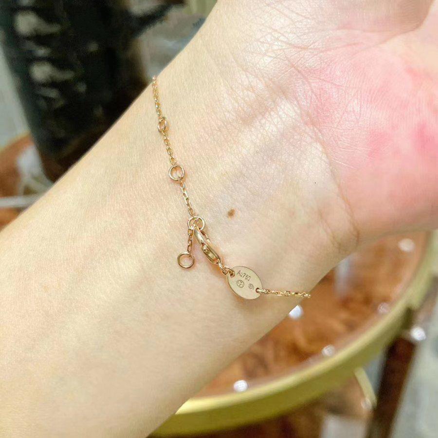 ¡®Sprite Jewelry¡¯JEUX DE BRACELET MOP PINK GOLD DIAMONDS
