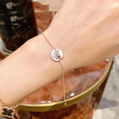 ¡®Sprite Jewelry¡¯JEUX DE BRACELET MOP PINK GOLD DIAMONDS
