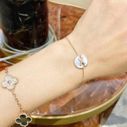 ¡®Sprite Jewelry¡¯JEUX DE BRACELET MOP PINK GOLD DIAMONDS