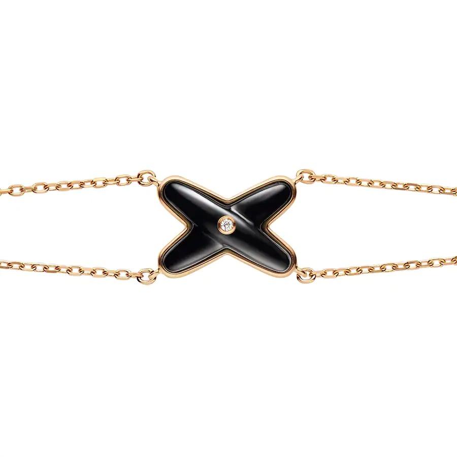 ¡®Sprite Jewelry¡¯JEUX BRACELET ONYX PINK GOLD 1 DIAMOND