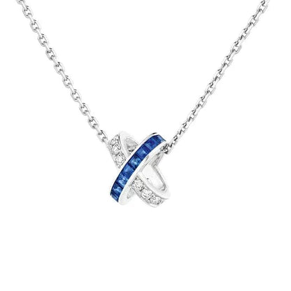 ¡®Sprite Jewelry¡¯LIENS DIAMOND SILVER NECKLACE