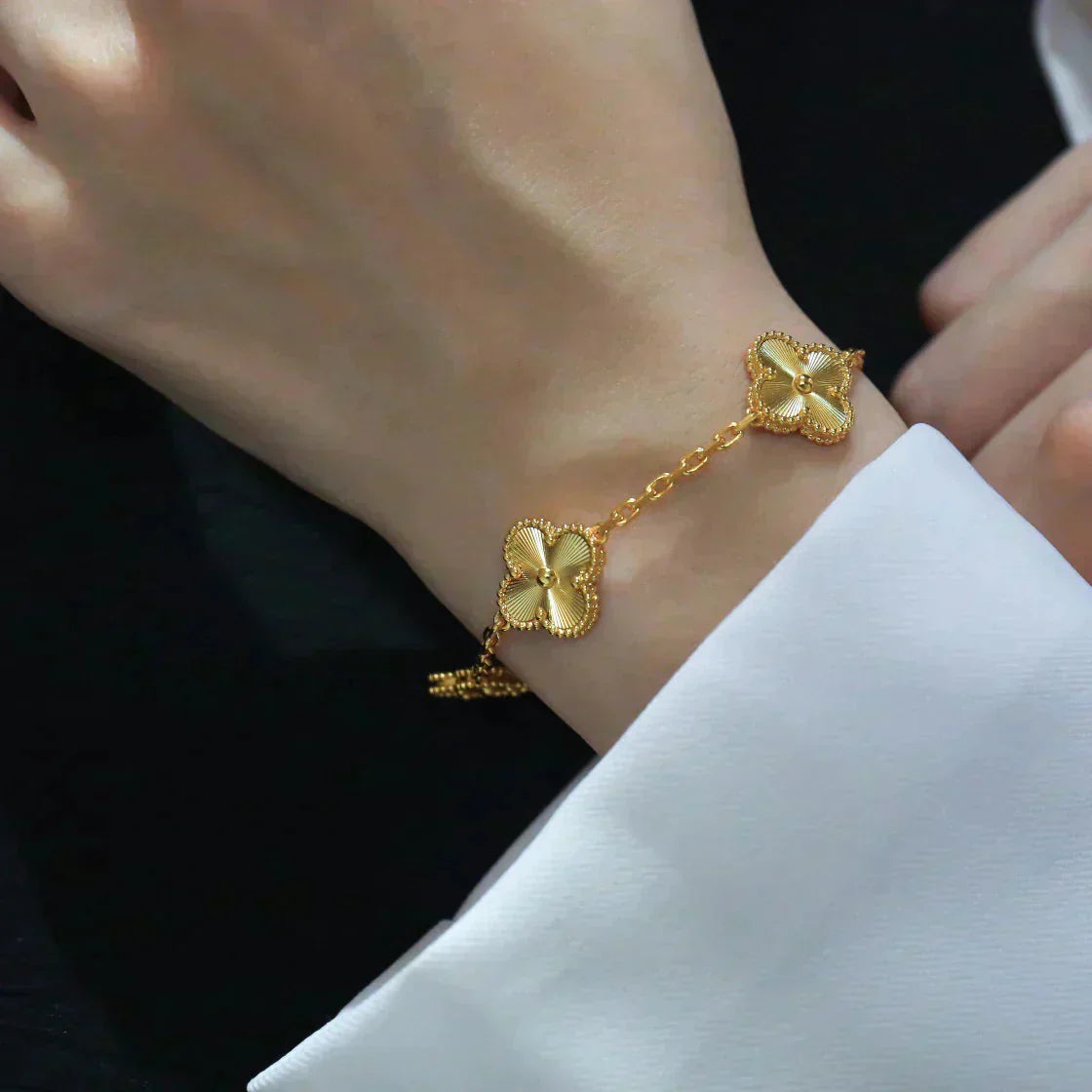 [Sprite Jewelry]New  CLOVER 5 MOTIF LASER BRACELET COLLECTION