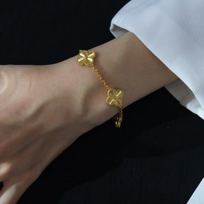 [Sprite Jewelry]New  CLOVER 5 MOTIF LASER BRACELET COLLECTION