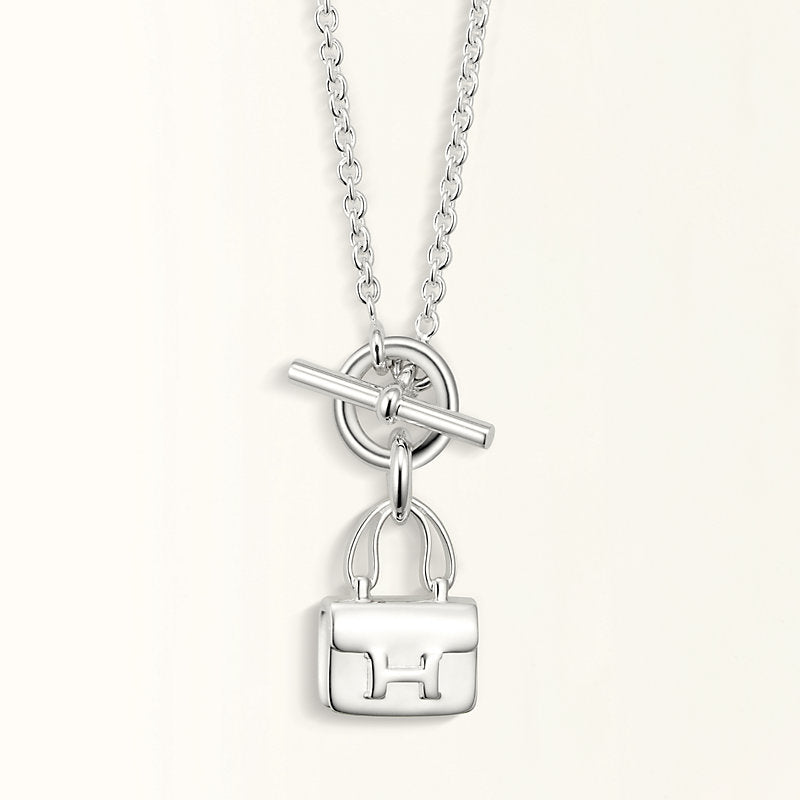 ¡®Sprite Jewelry¡¯POP H PEDANT SILVER NECKLACE