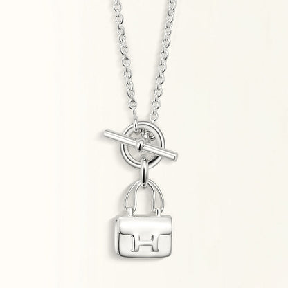 ¡®Sprite Jewelry¡¯POP H PEDANT SILVER NECKLACE
