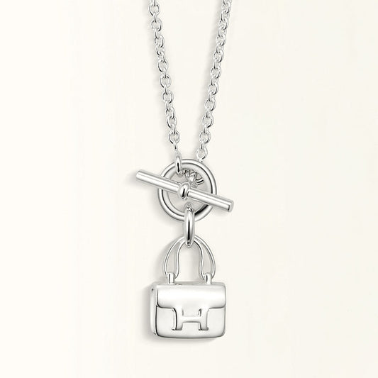 ¡®Sprite Jewelry¡¯POP H PEDANT SILVER NECKLACE