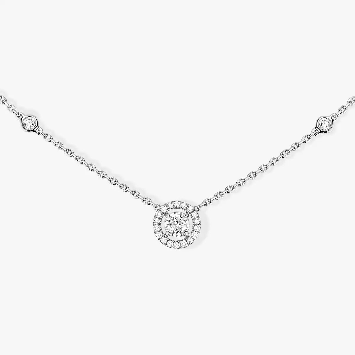 [Sprite Jewelry]Diamond Necklace 0,20ct Brilliant Shape Joy