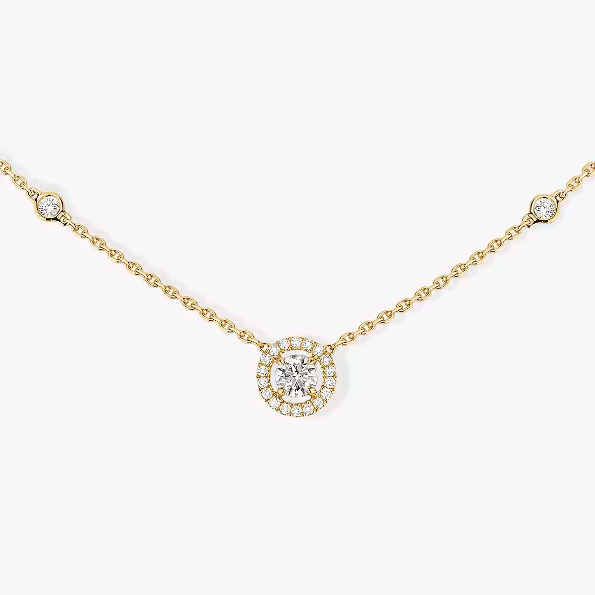 [Sprite Jewelry]Diamond Necklace 0,20ct Brilliant Shape Joy