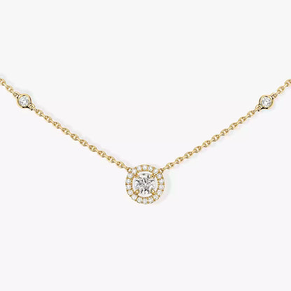 [Sprite Jewelry]Diamond Necklace 0,20ct Brilliant Shape Joy