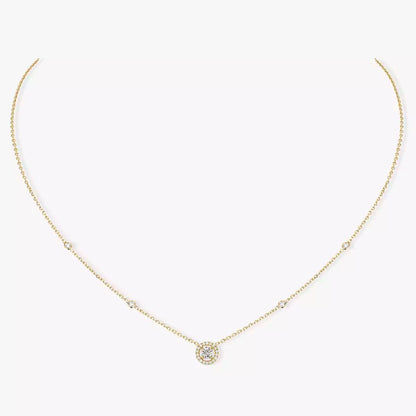 [Sprite Jewelry]Diamond Necklace 0,20ct Brilliant Shape Joy