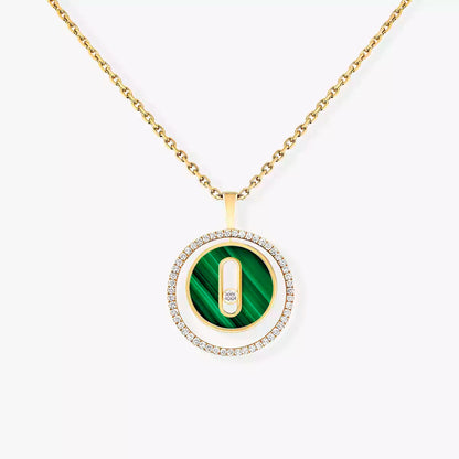 [Sprite Jewelry]Lucky Move Diamond Necklace in Rose Gold and White Mother-of-Pearl