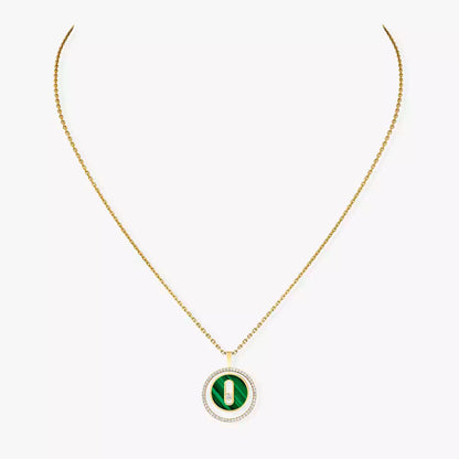 [Sprite Jewelry]Lucky Move Diamond Necklace in Rose Gold and White Mother-of-Pearl