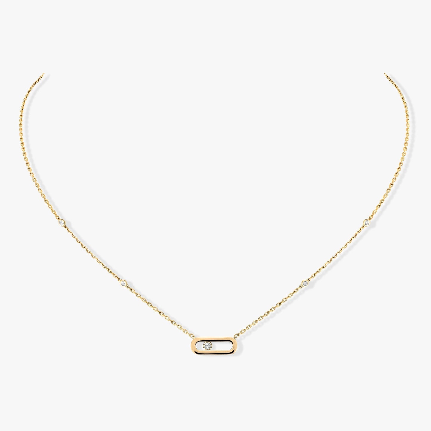 [Sprite Jewelry]MOVE UNO DIAMOND NECKLACE