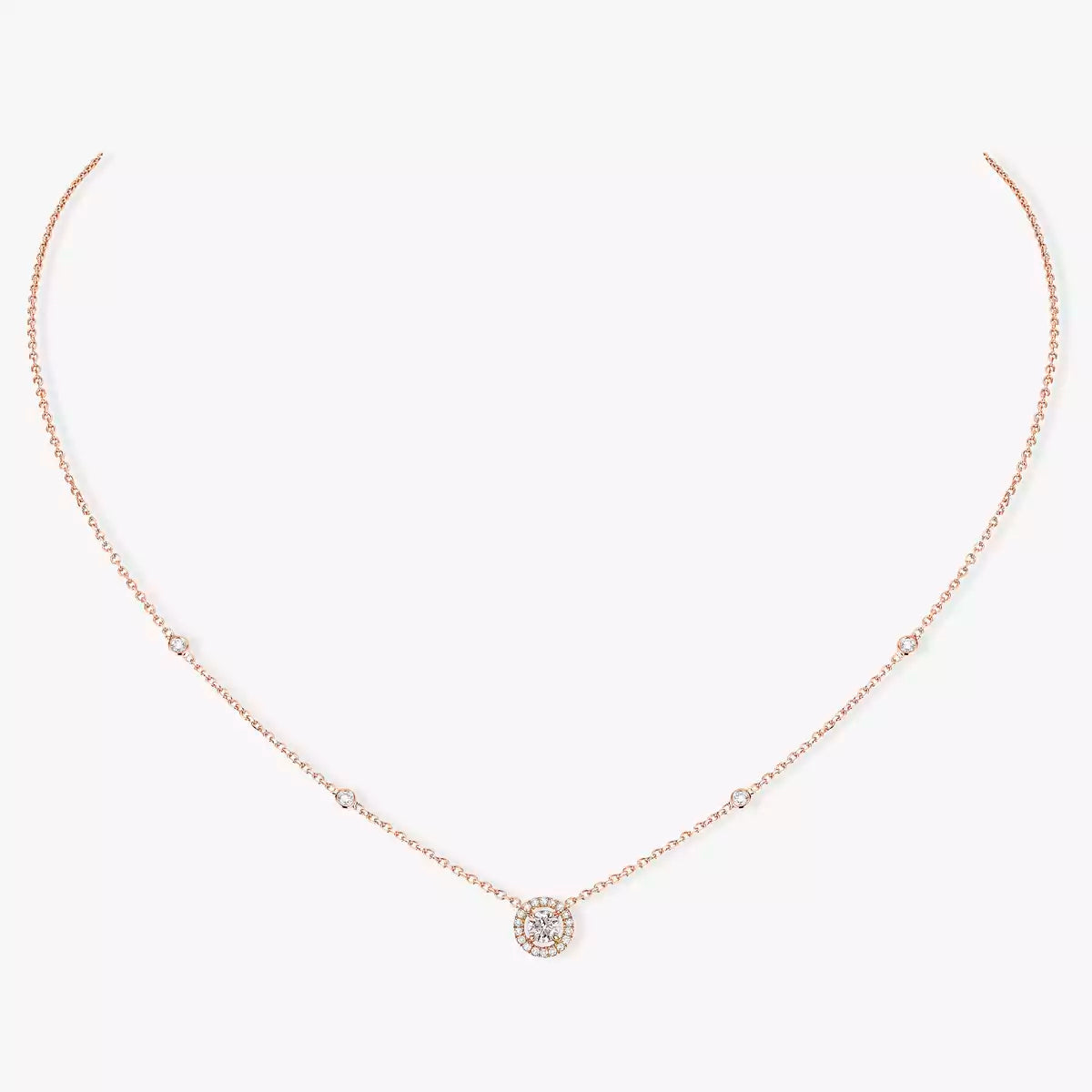 [Sprite Jewelry]Diamond Necklace 0,20ct Brilliant Shape Joy