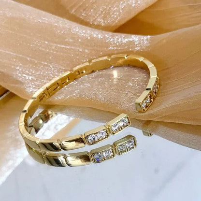 [Sprite Jewelry]LOVE DIAMOND OPEN BRACELET