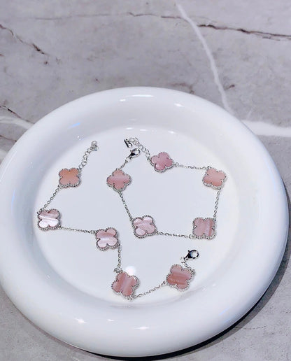 [Sprite Jewelry]Light Pink Braided Bracelet