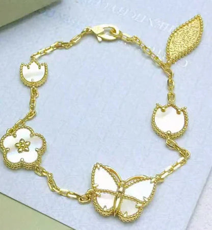 [Sprite Jewelry] 26 NEW CLOVER LUCKY LIGHT YELLOW AND WHITE SET
