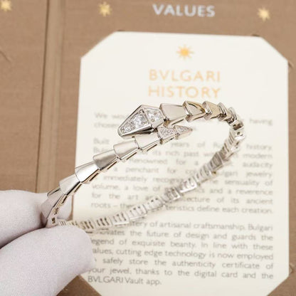 [Sprite Jewelry]The Moissanite Serpent Bracelet Collection