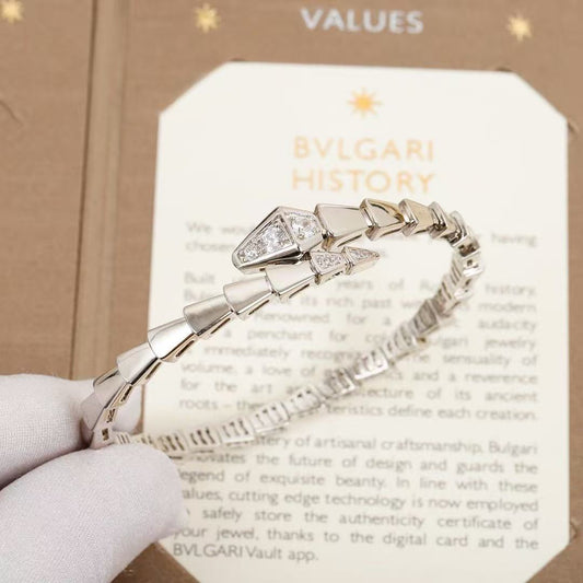 [Sprite Jewelry]The Moissanite Serpent Bracelet Collection