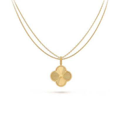 ¡®Sprite Jewelry¡¯CLOVER 25MM PEDANT NECKLACE GOLD