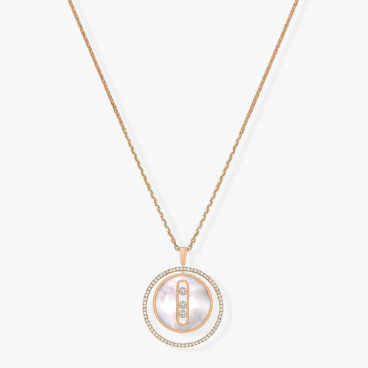 [Sprite Jewelry]LUCKY MOVE MM NACRE BLANCHE DIAMOND NECKLACE