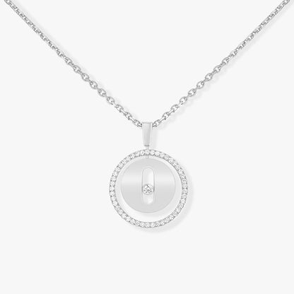 [Sprite Jewelry]LUCKY MOVE PM NECKLACE SILVER DIAMOND