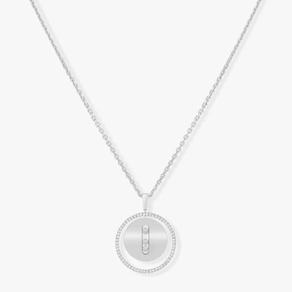 [Sprite Jewelry]LUCKY MOVE MM SILVER DIAMOND NECKLACE