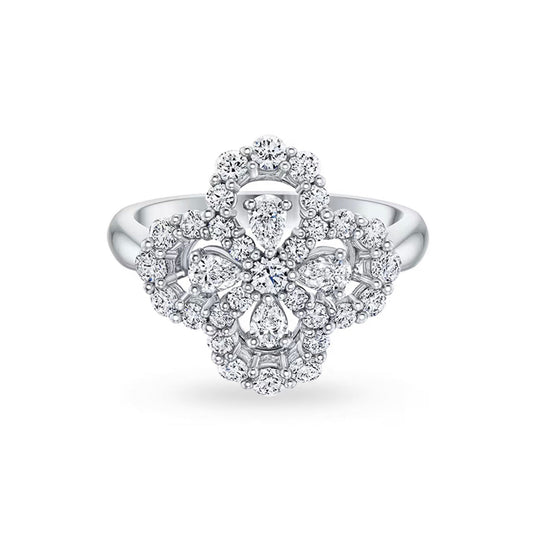 ¡®Sprite Jewelry¡¯LOOP RING FULL MOTIF DIAMOND 16MM SILVE