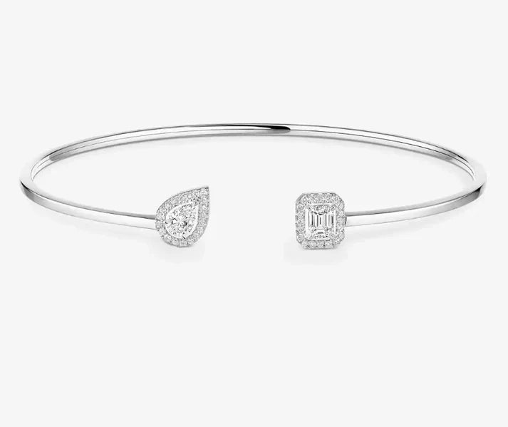 [Sprite Jewelry]M Delicate Double-Diamond Bracelet