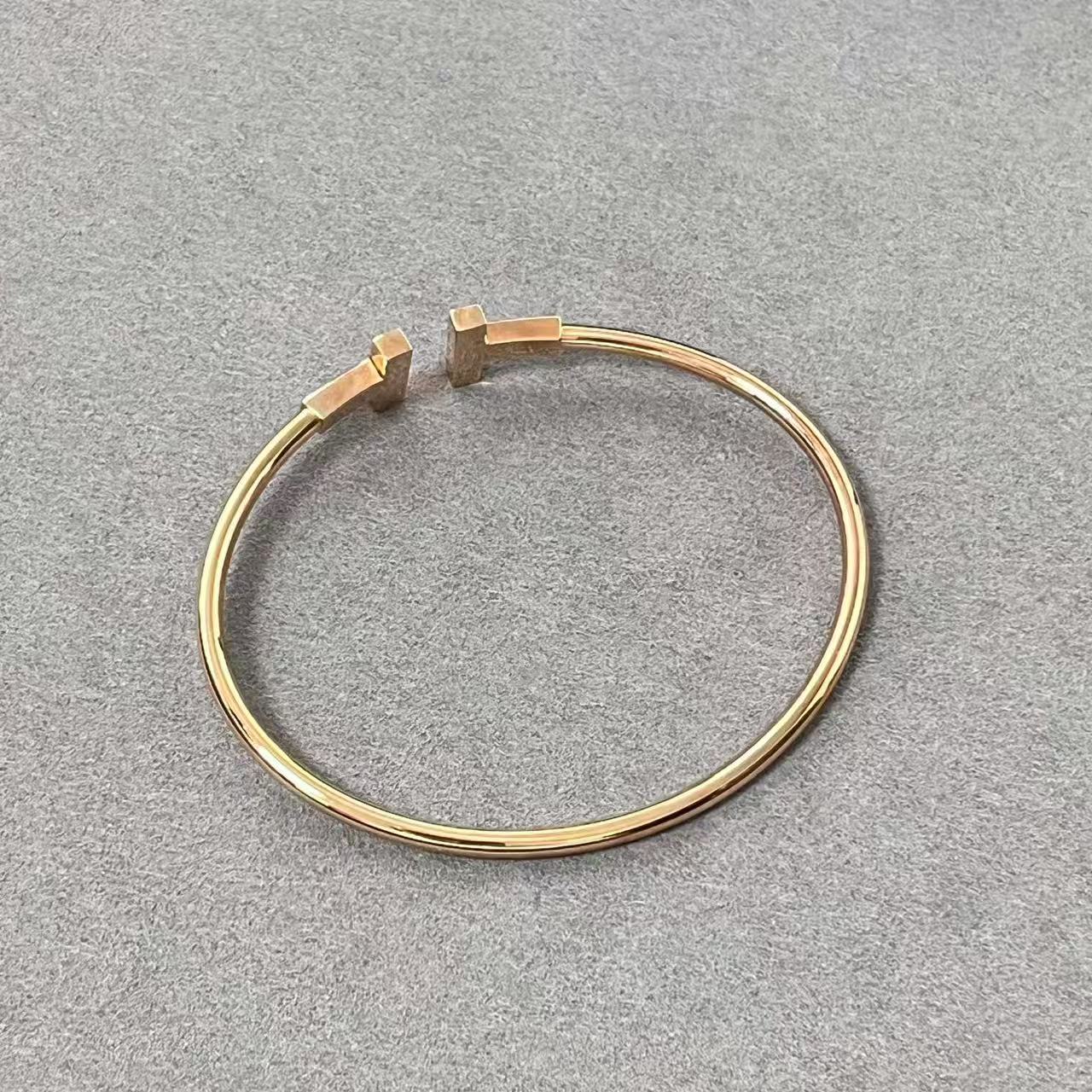 [Sprite Jewelry] T House Double T Open Bangle