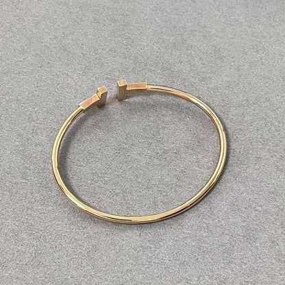 [Sprite Jewelry] T House Double T Open Bangle
