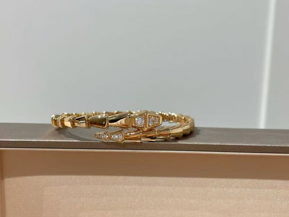 [Sprite Jewelry]The Moissanite Serpent Bracelet Collection