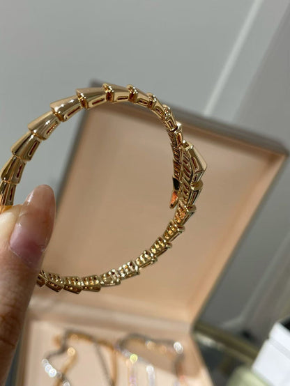 [Sprite Jewelry]The Moissanite Serpent Bracelet Collection