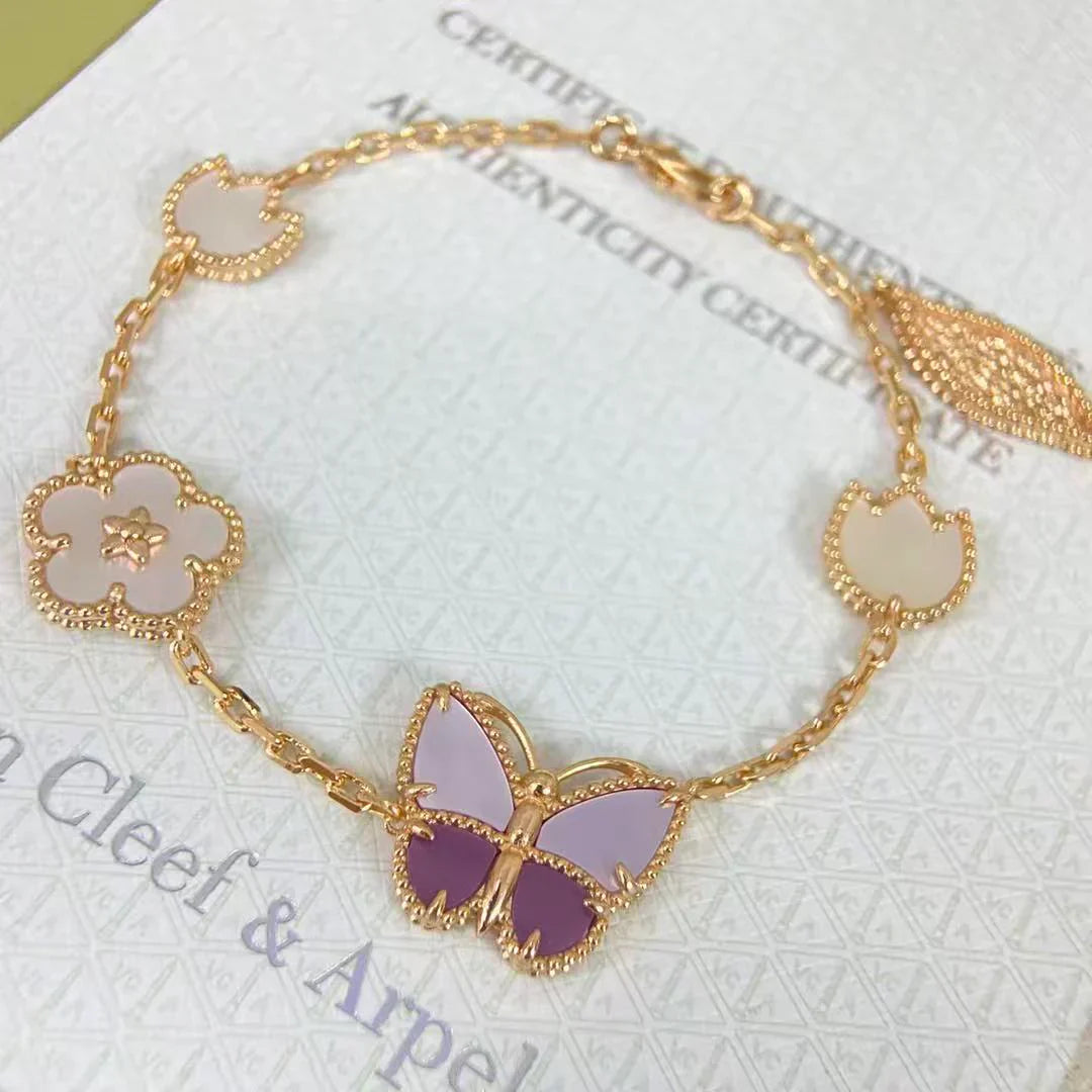 [Sprite Jewelry]26 NEW CLOVER LUCKY LIGHT PURPLE SET