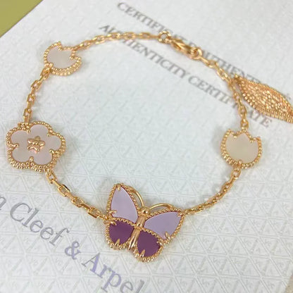[Sprite Jewelry]26 NEW CLOVER LUCKY LIGHT PURPLE SET
