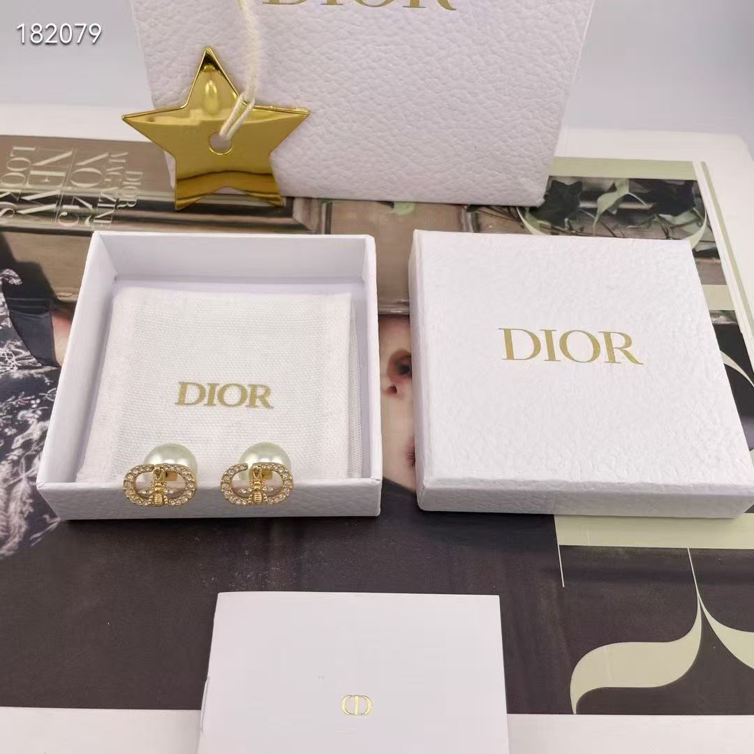 [Sprite Jewelry]CD Honeycomb Pearl Stud Earrings