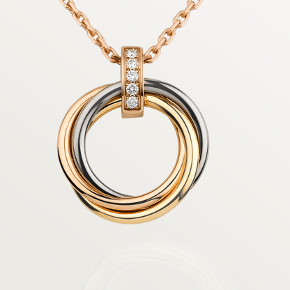 ¡®Sprite Jewelry¡¯TRINITY NECKLACE GOLD  DIAMONDS